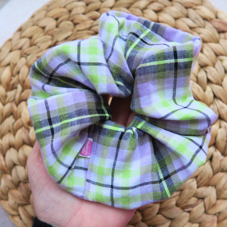 The Lydia Gingham Scrunchie