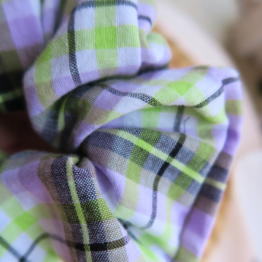 The Lydia Gingham Scrunchie