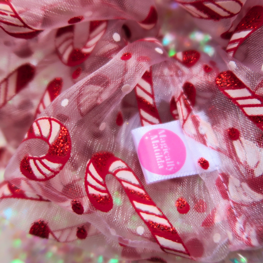 The Candy Cane Lane Scrunchie