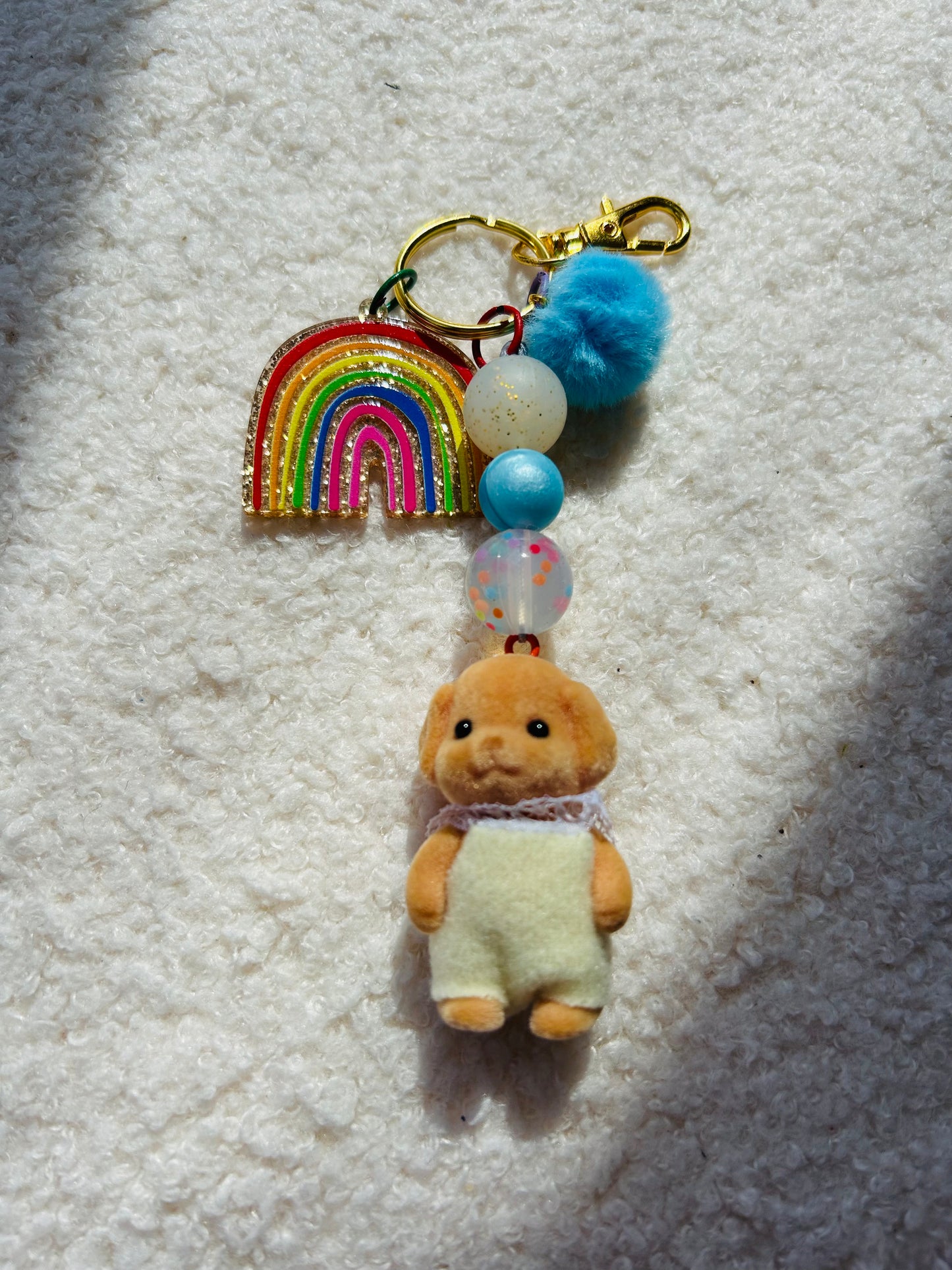 Sylvanian Families Rainbow Bear Keychain