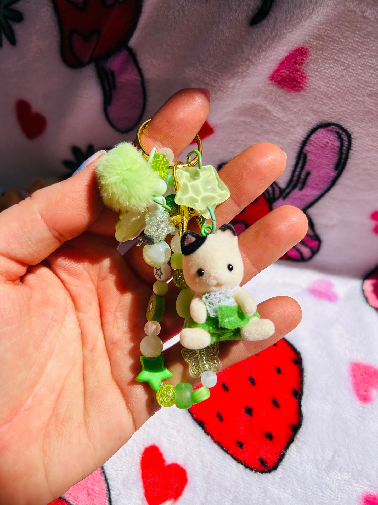 Sylvanian Families Cute Kitty Keychain
